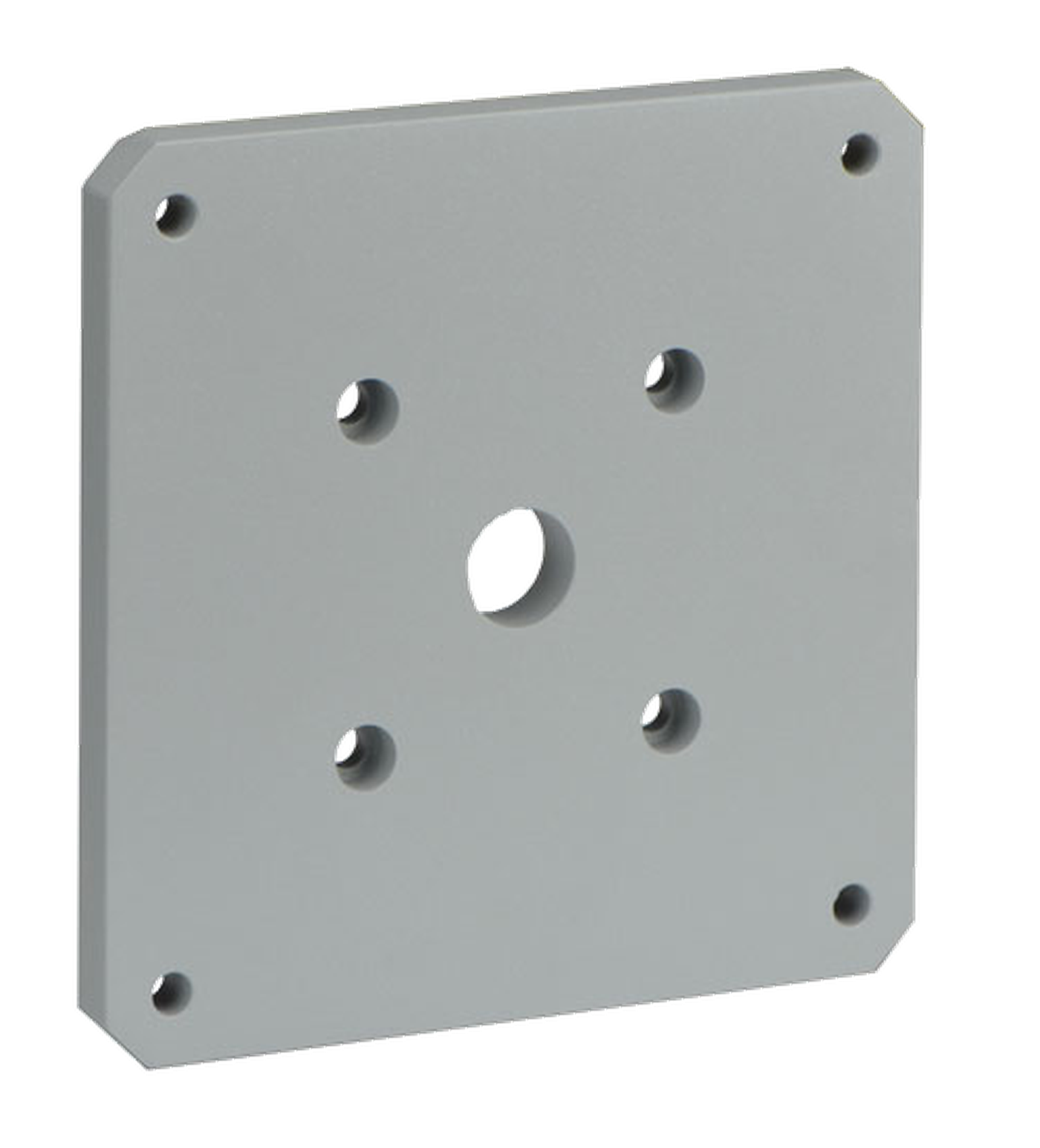 Wall mount spreader plate, grey sand for MIC