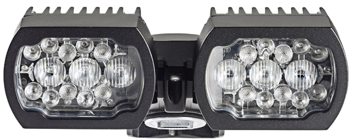 Illuminator, white-IR light, black for MIC IP