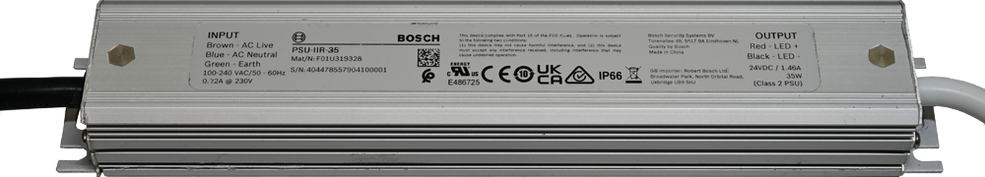 Power supply, 100-240VAC/24VDC, 1.46A