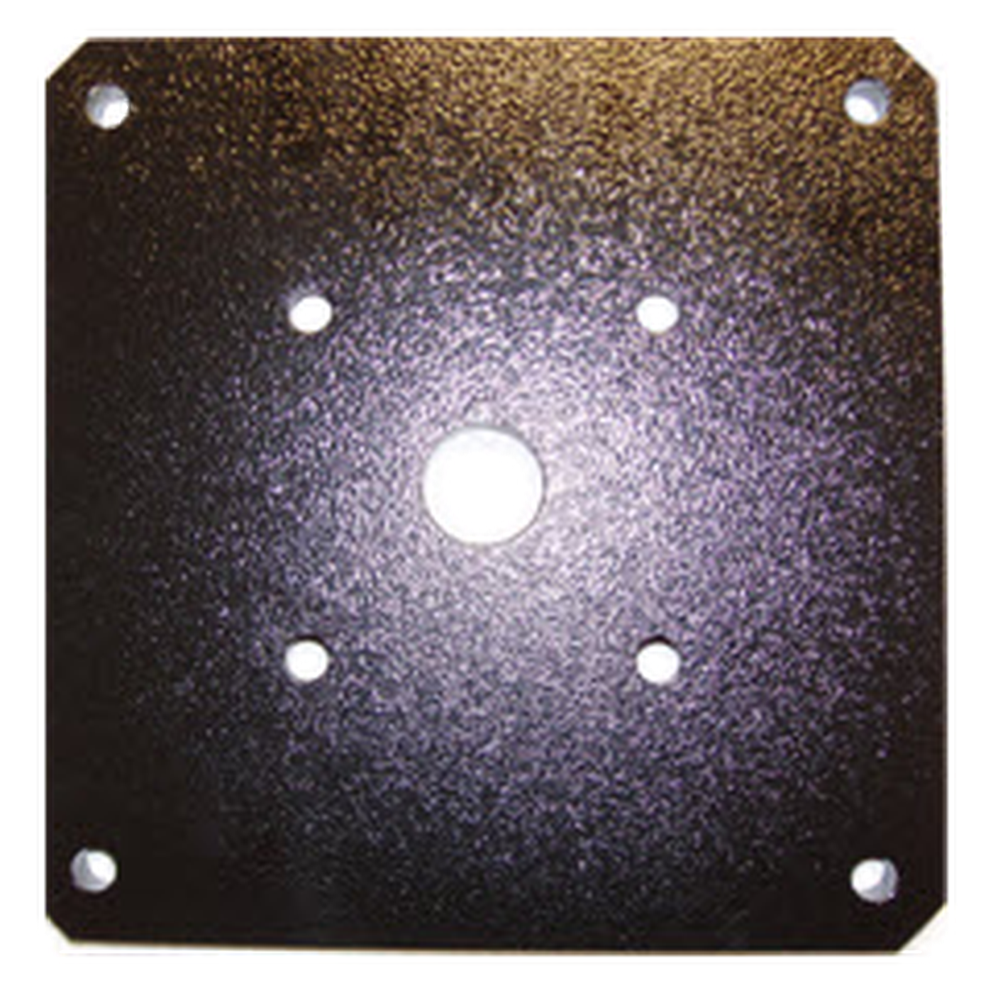 Wall mount spreader plate, black sand for MIC