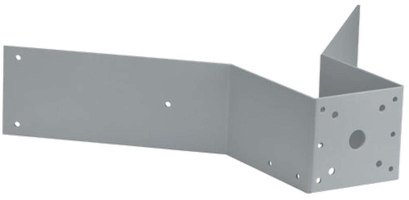 Corner mount bracket, grey sand for MIC